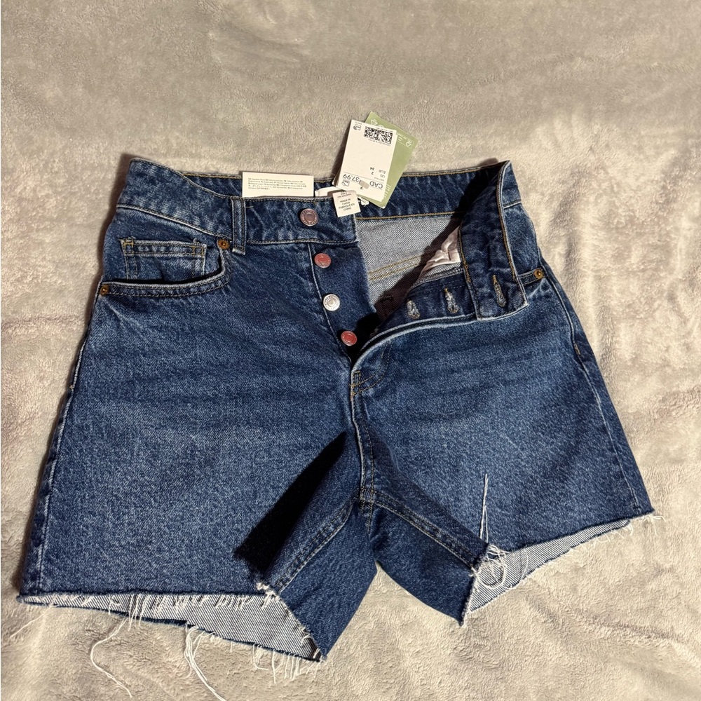 Women's Blue Denim Shorts